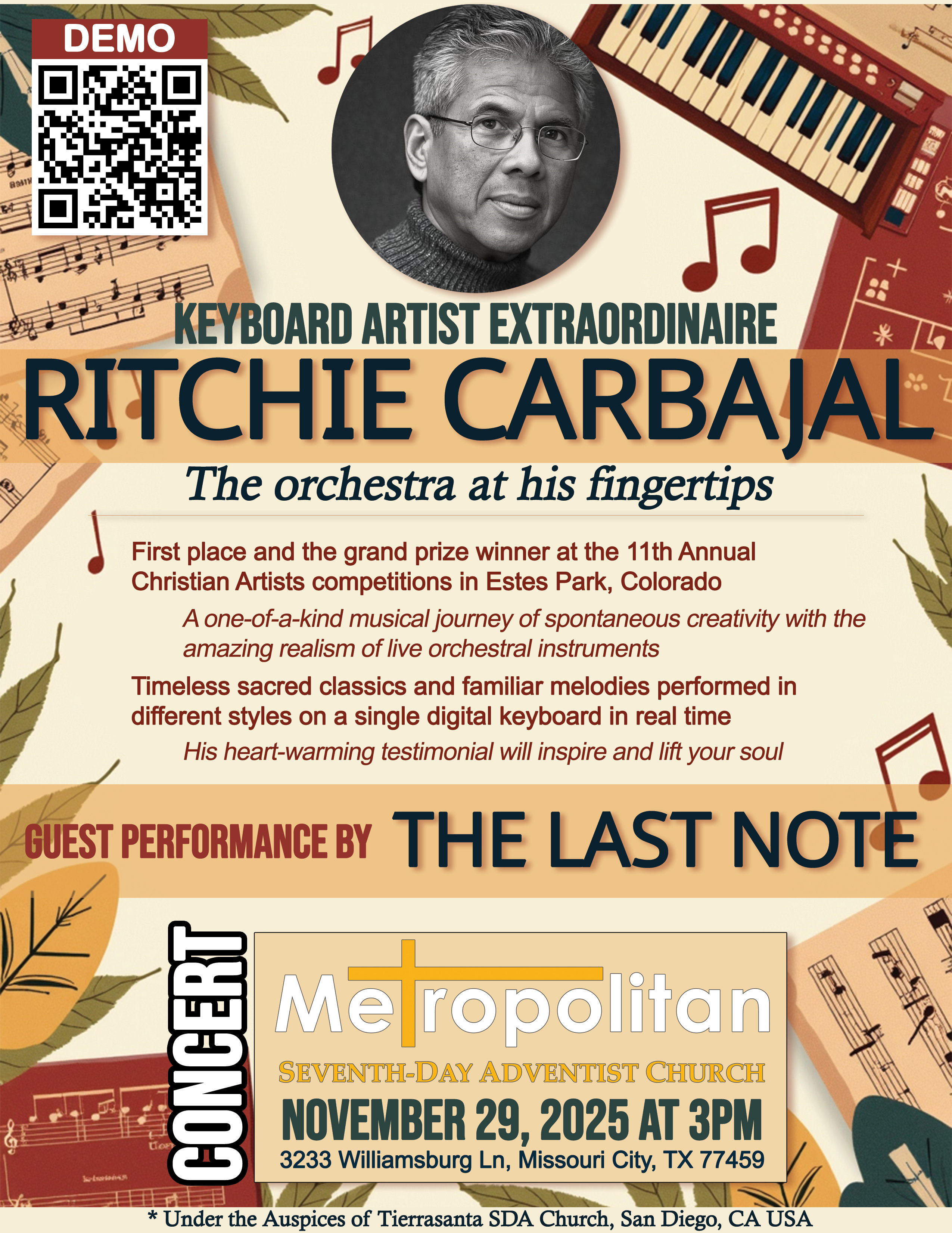 Free Musical Concert – November 29