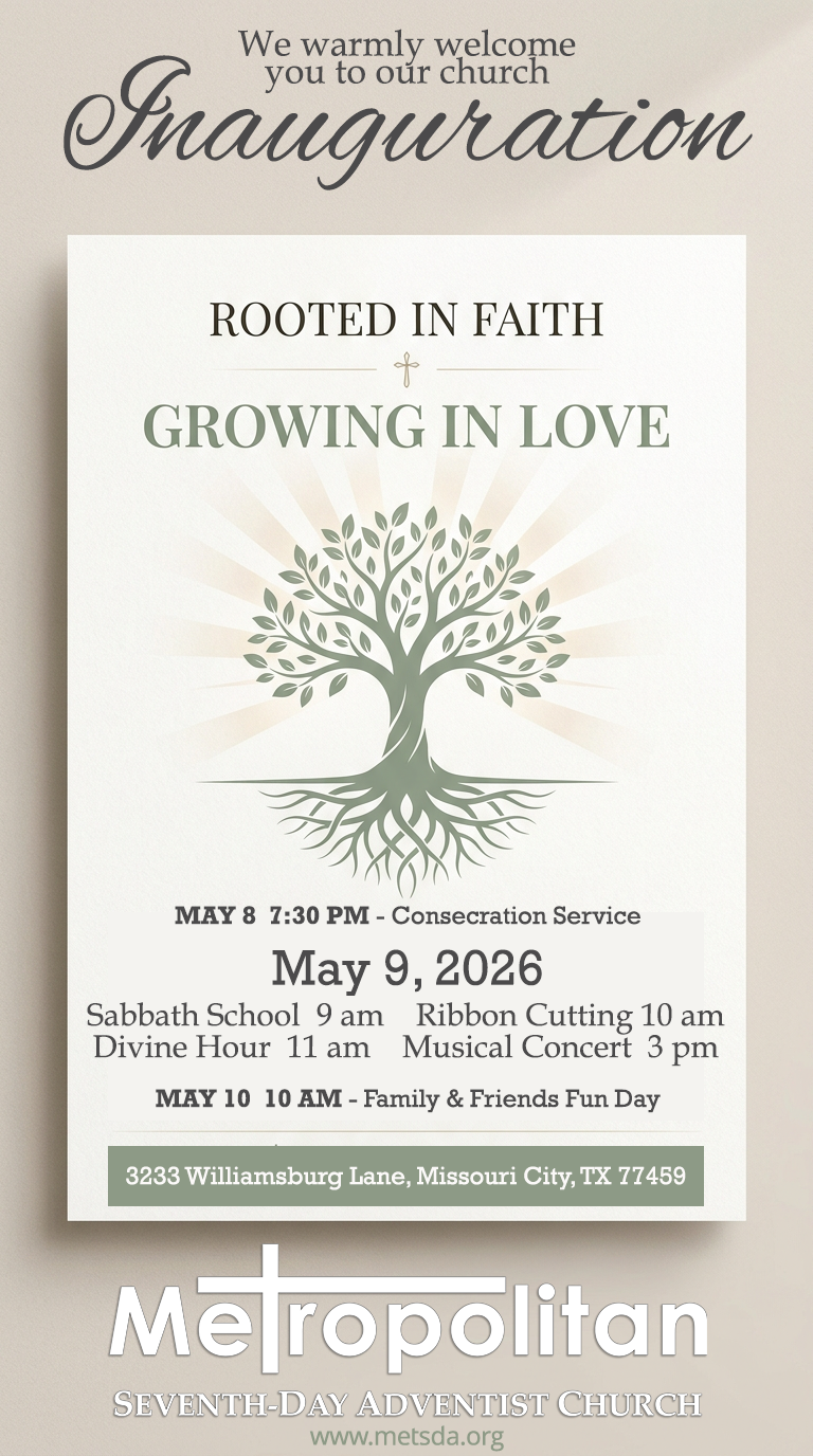 Church Inauguration Sabbath – May 9, 2026