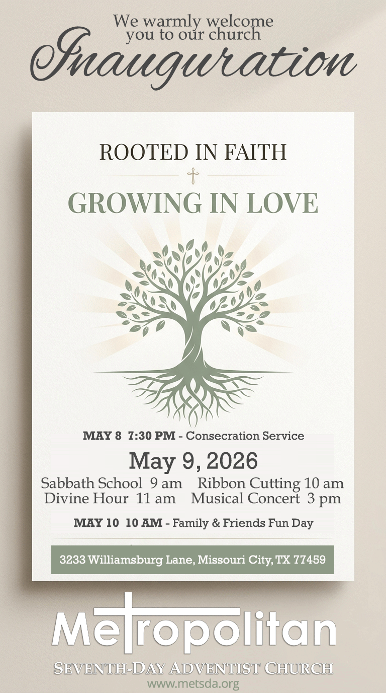 Church Inauguration Celebration – May 8-10, 2026